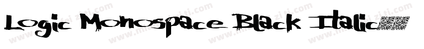 Logic Monospace Black Italic字体转换
